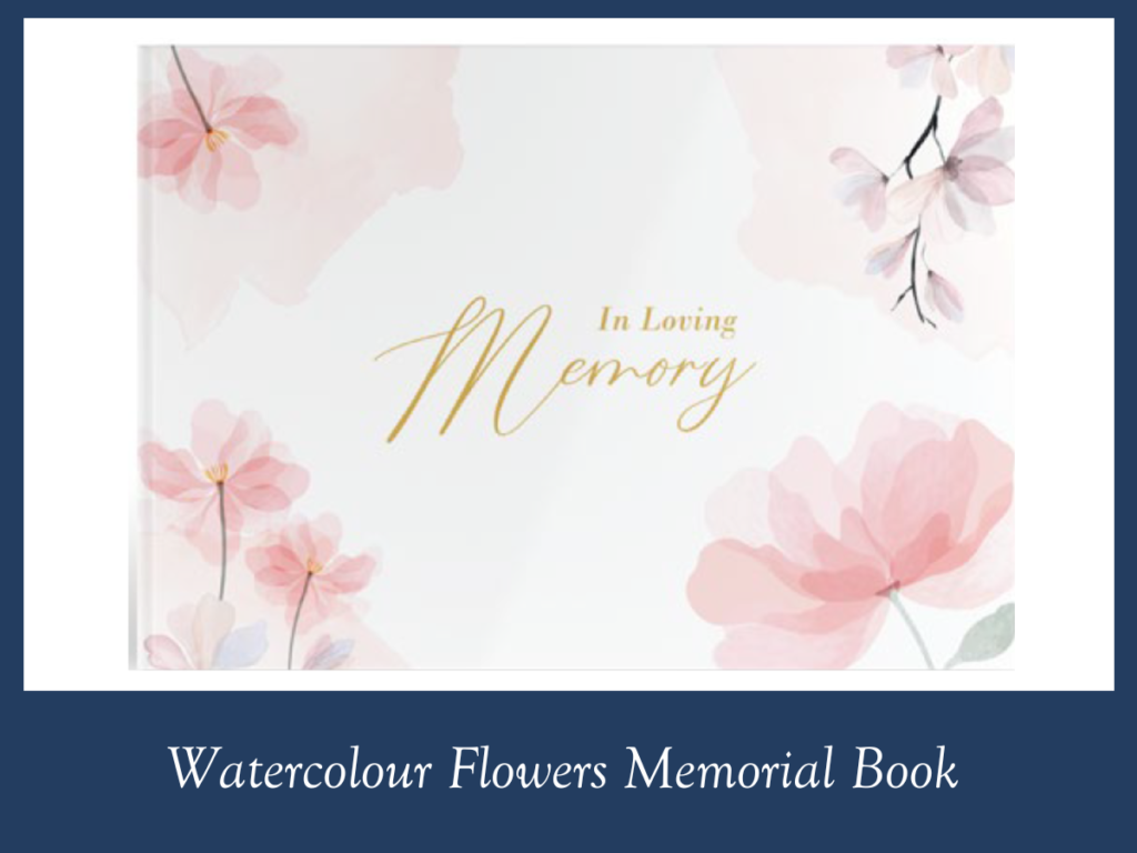Watercolour Flowers Memory Book (1)